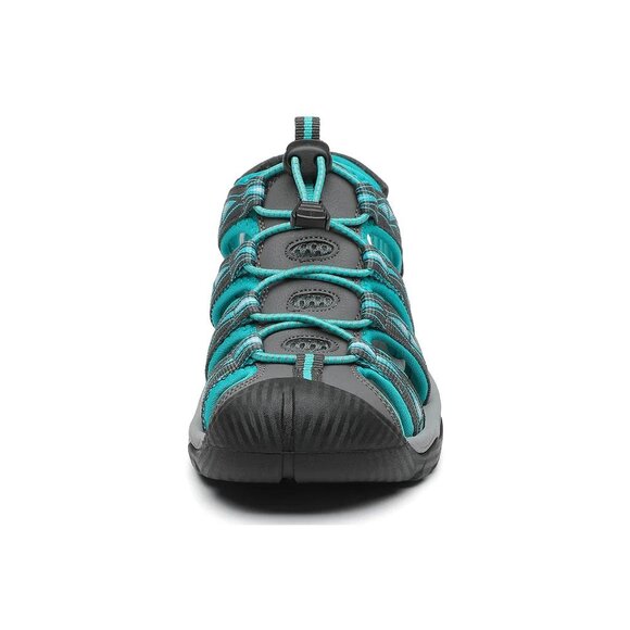 Dannto Women's US 6,9 Sport Hiking Closed Toe Sandal Blue Gray Athletic Lightwei - Picture 11 of 12